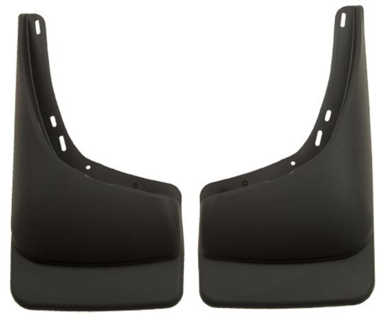 Dodge Dakota Mud Guards - Rear - Husky Liners - Custom-Molded, FormFit Design, Husky Shield, No-Drill, Paintable Matte Finish - `05-`10